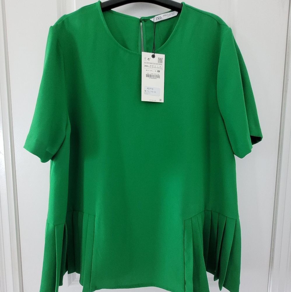 Zara Short Sleeve Blouse